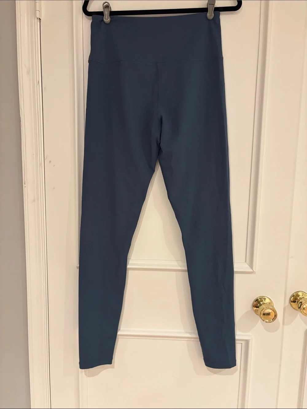 Girls High-Waist Performance Leggings in Deep Slate Blue